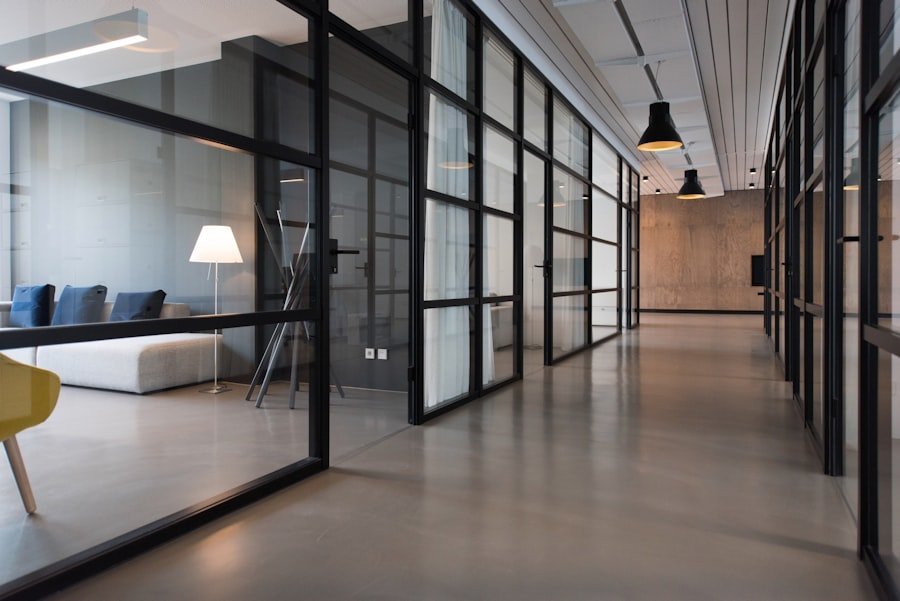 An open-plan office space of the kind marketed by commercial agents