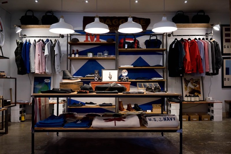 Interior of a modern retail store